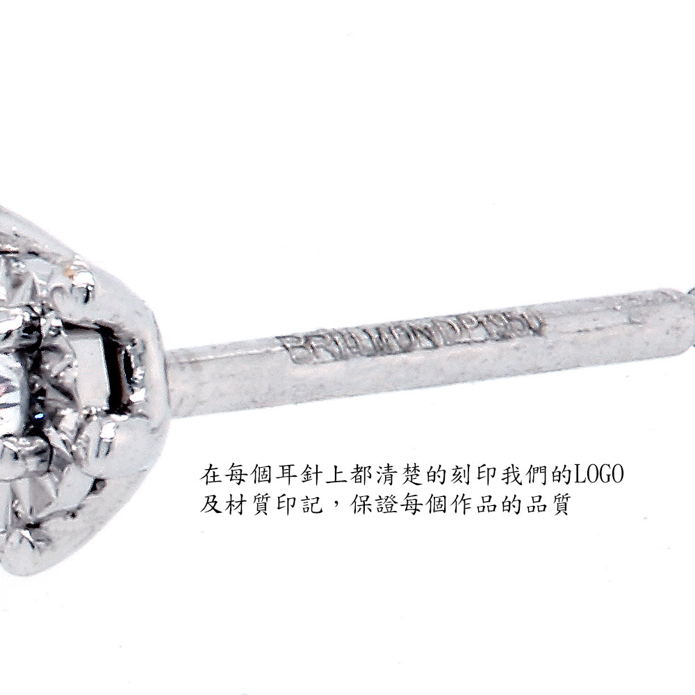 6分璀璨光芒鑽石耳環