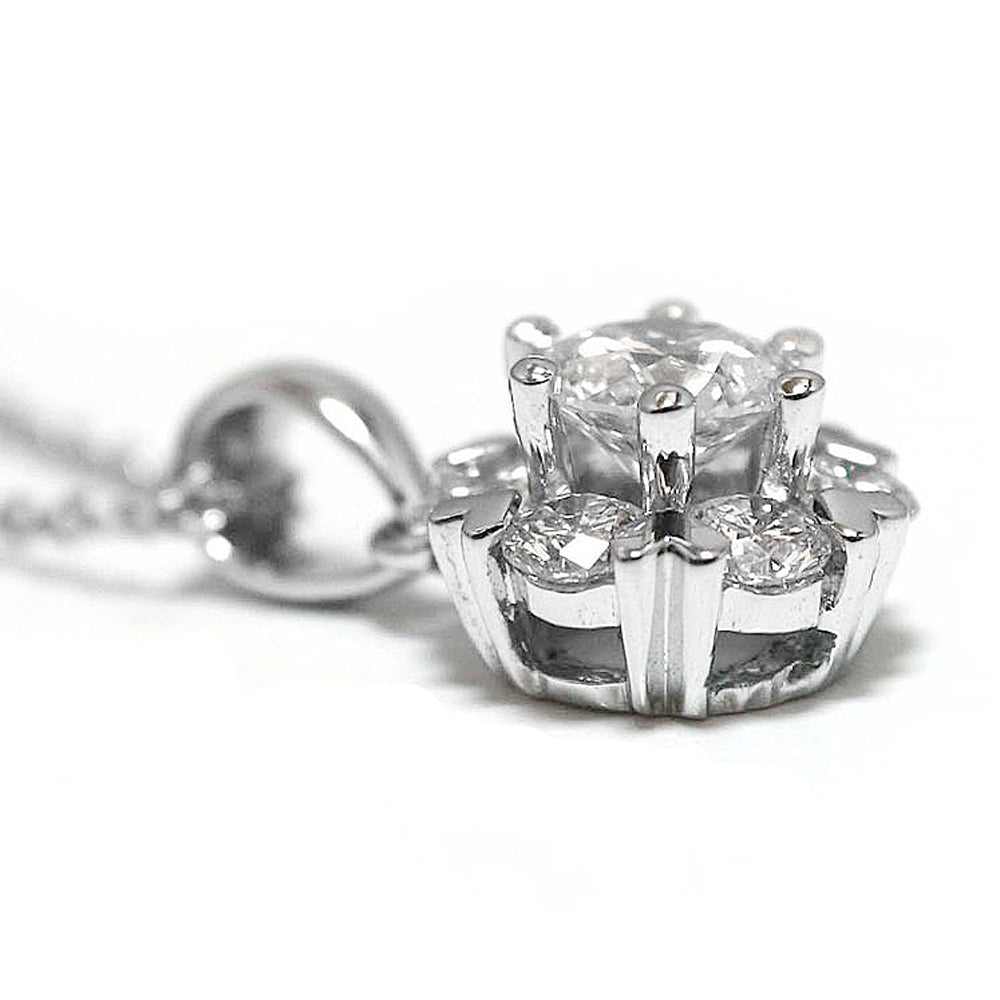 GIA 1克拉鉑金驕光綻放鑽墜