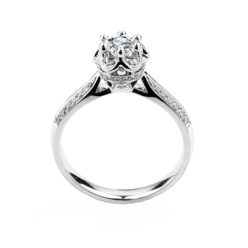 GIA 50分王者之冠鑽戒