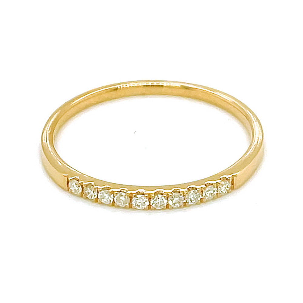 真鑽線戒18K金10分雅緻款