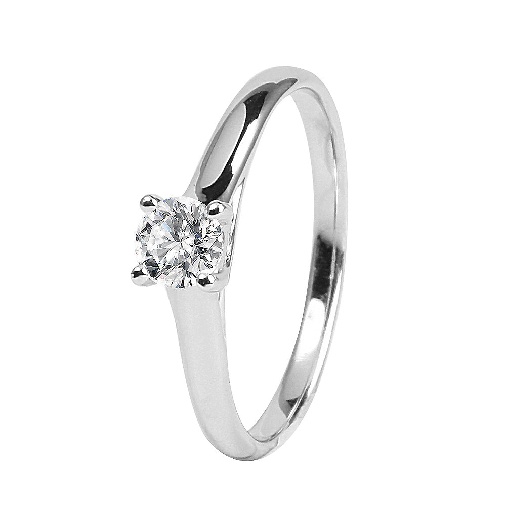 GIA 30分D/VVS1 18K金唯一鑽戒