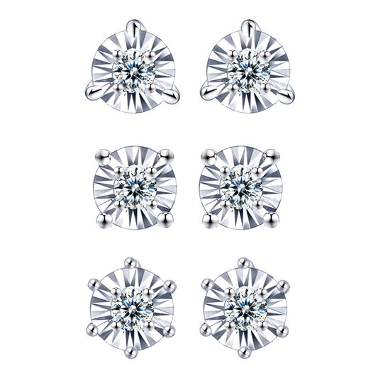 6分璀璨光芒鑽石耳環